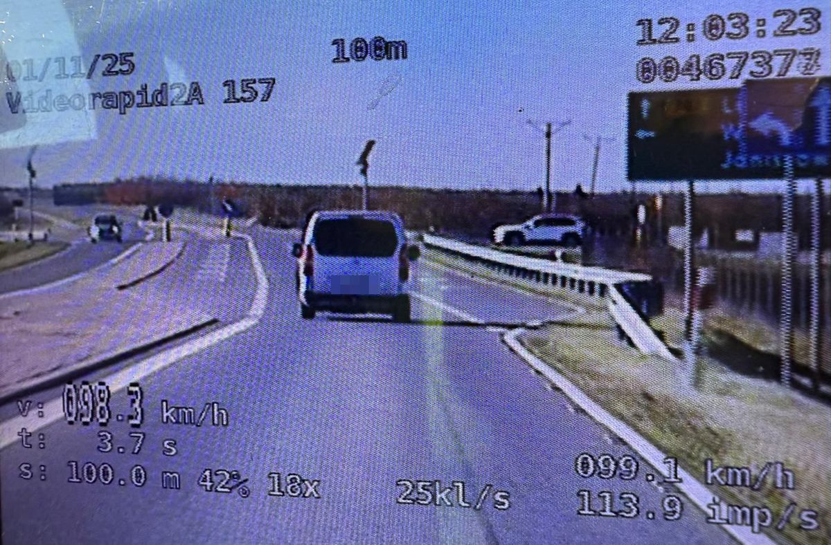 kadr z policyjnego videorejestratora