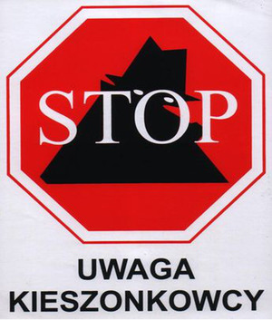 obrazek: stop, uwaga, kieszonkowcy