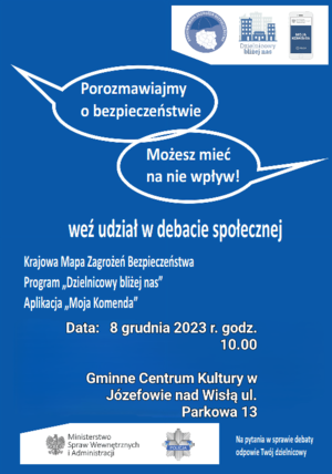 plakat debata społeczna