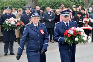 Komendant Powiatowy Policji w Opolu Lubelskim nadkomisarz Jarosław Kurczak