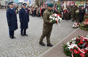 Komendant Powiatowy Policji w Opolu Lubelskim nadkomisarz Jarosław Kurczak