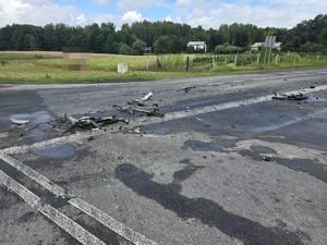 skrzyżowanie na którym doszło do zdarzenia