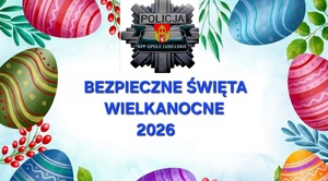 plakat bezpieczne święta wielkanocne