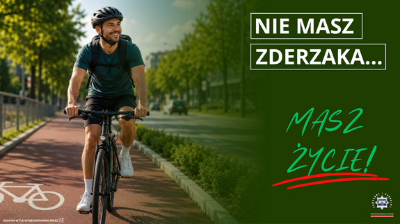 mężczyzna na rowerze