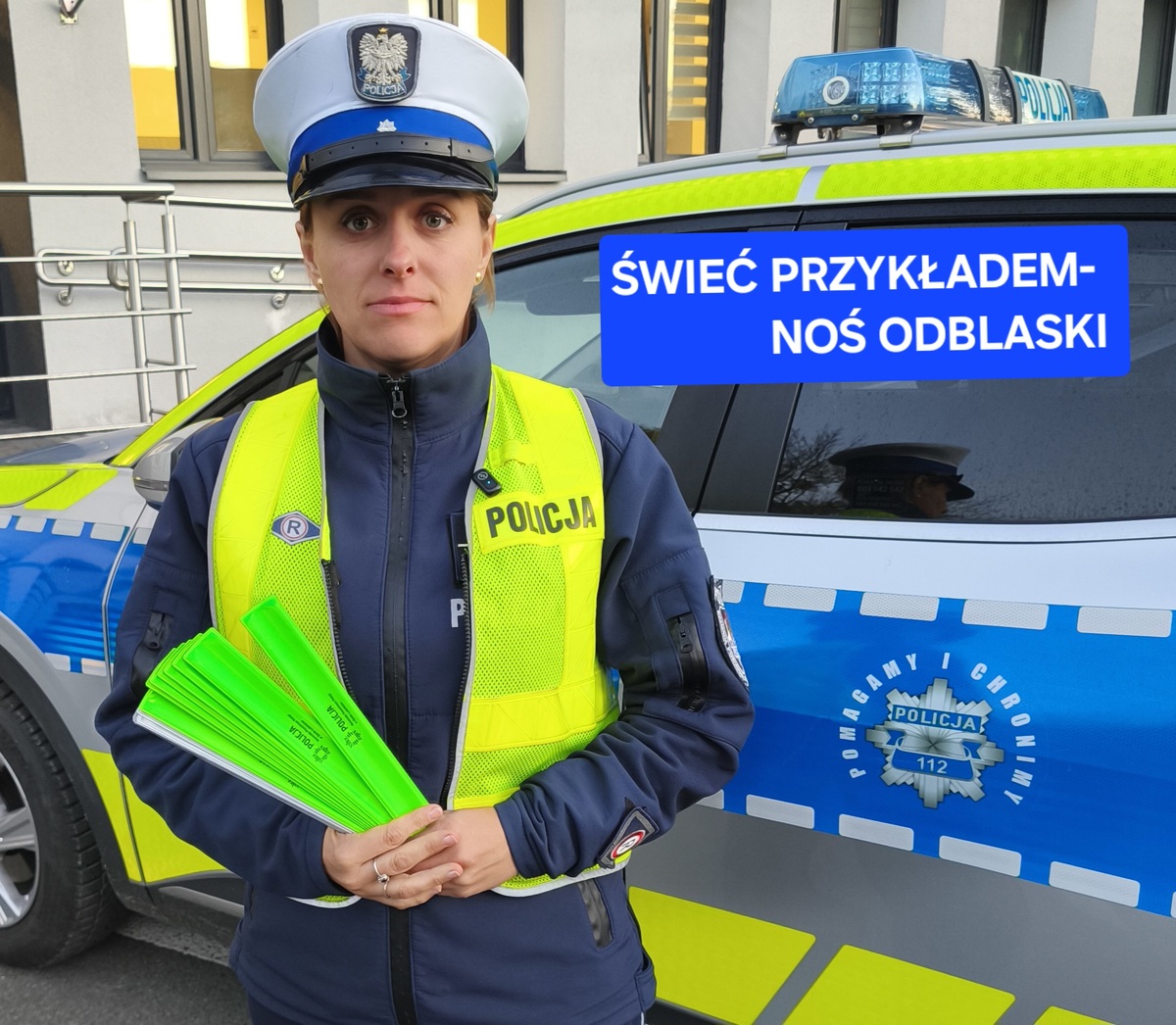 Policja prowadzi akcję „Świeć Przykładem- Noś odblaski”