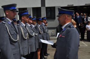 wręczanie awansów policjantom